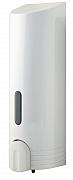 Tall Round gel dispenser single white