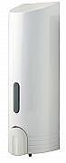 Tall Round gel dispenser single white