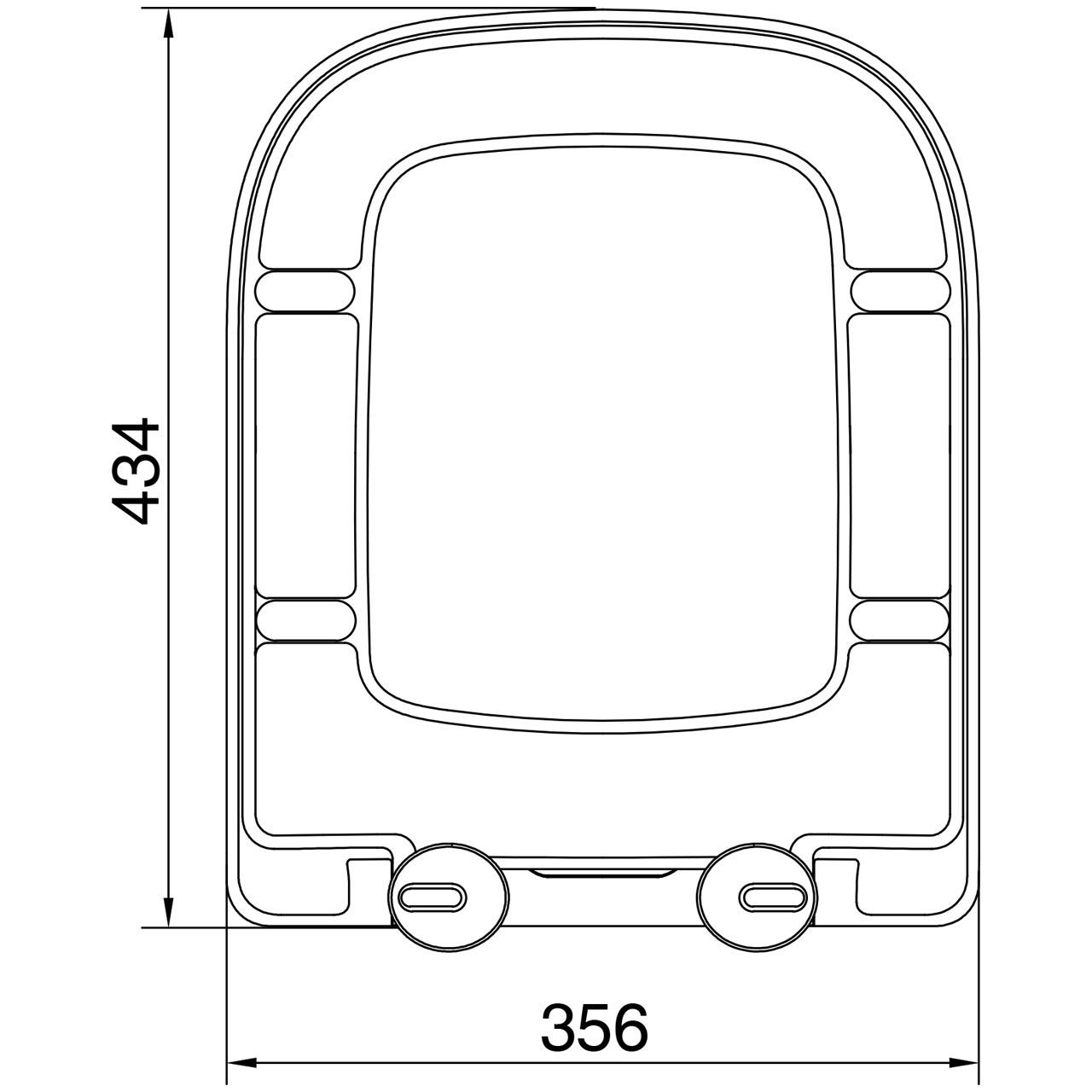 V20 ONE toilet seat (Red) - 3