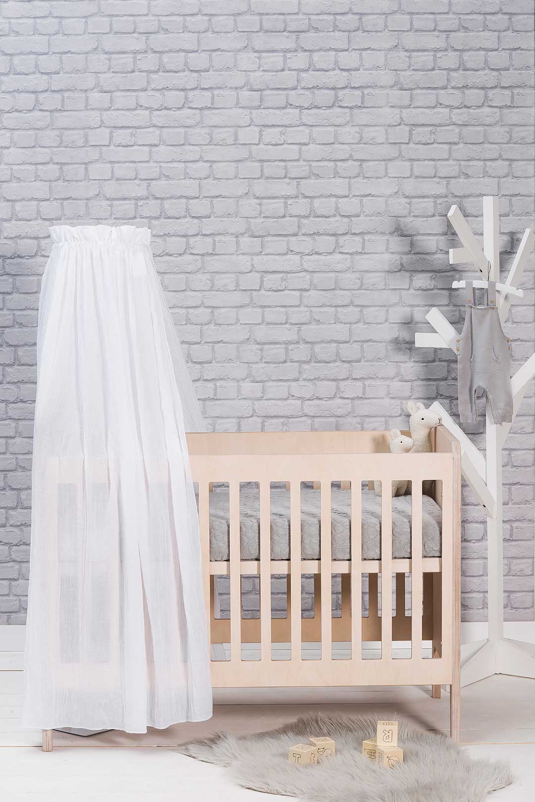 Jollein Sänghimmel vintage 155cm white - 4