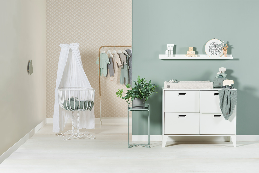 Jollein Sänghimmel vintage 155cm white - 2
