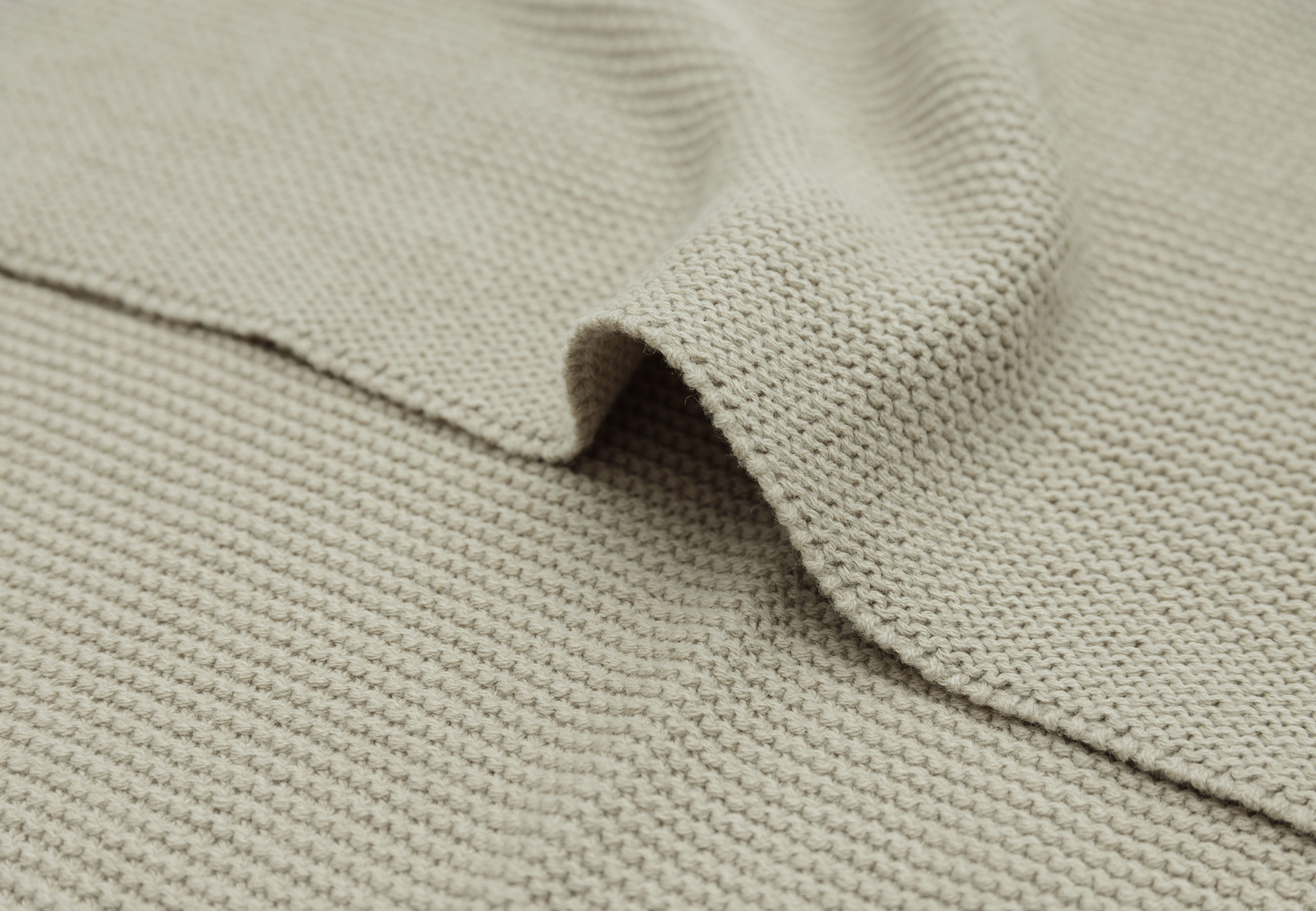 Jollein filt 75x100cm Basic Knit Olive Green - 5