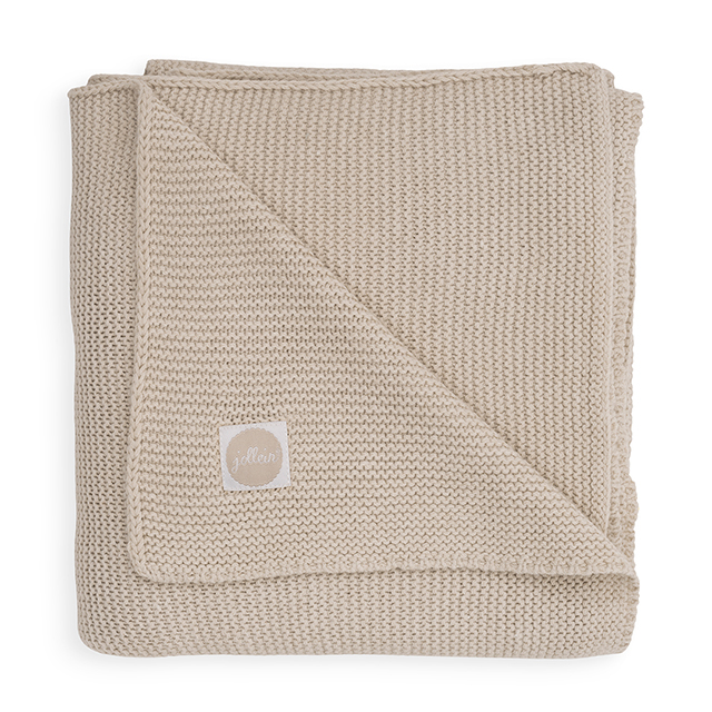 Jollein filt 75x100cm Basic knit Nougat