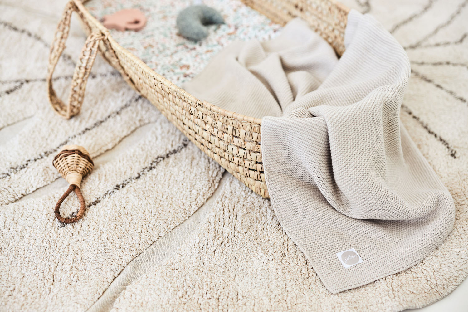 Jollein filt 75x100cm Basic knit Nougat - 4