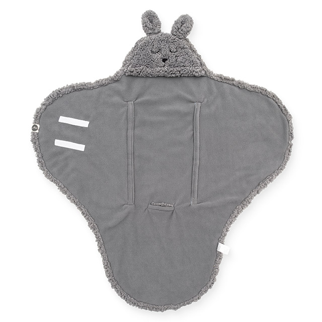 Jollein Omlottåkpåse Babyskydd 3/5p Bunny Storm grey - 2