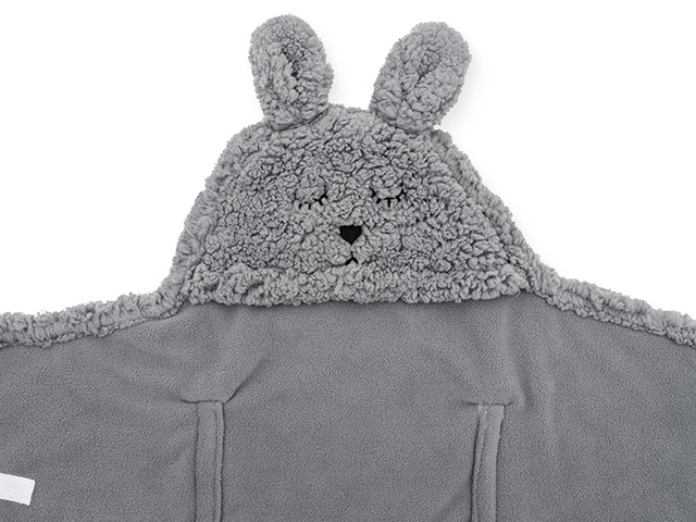 Jollein Omlottåkpåse Babyskydd 3/5p Bunny Storm grey - 3