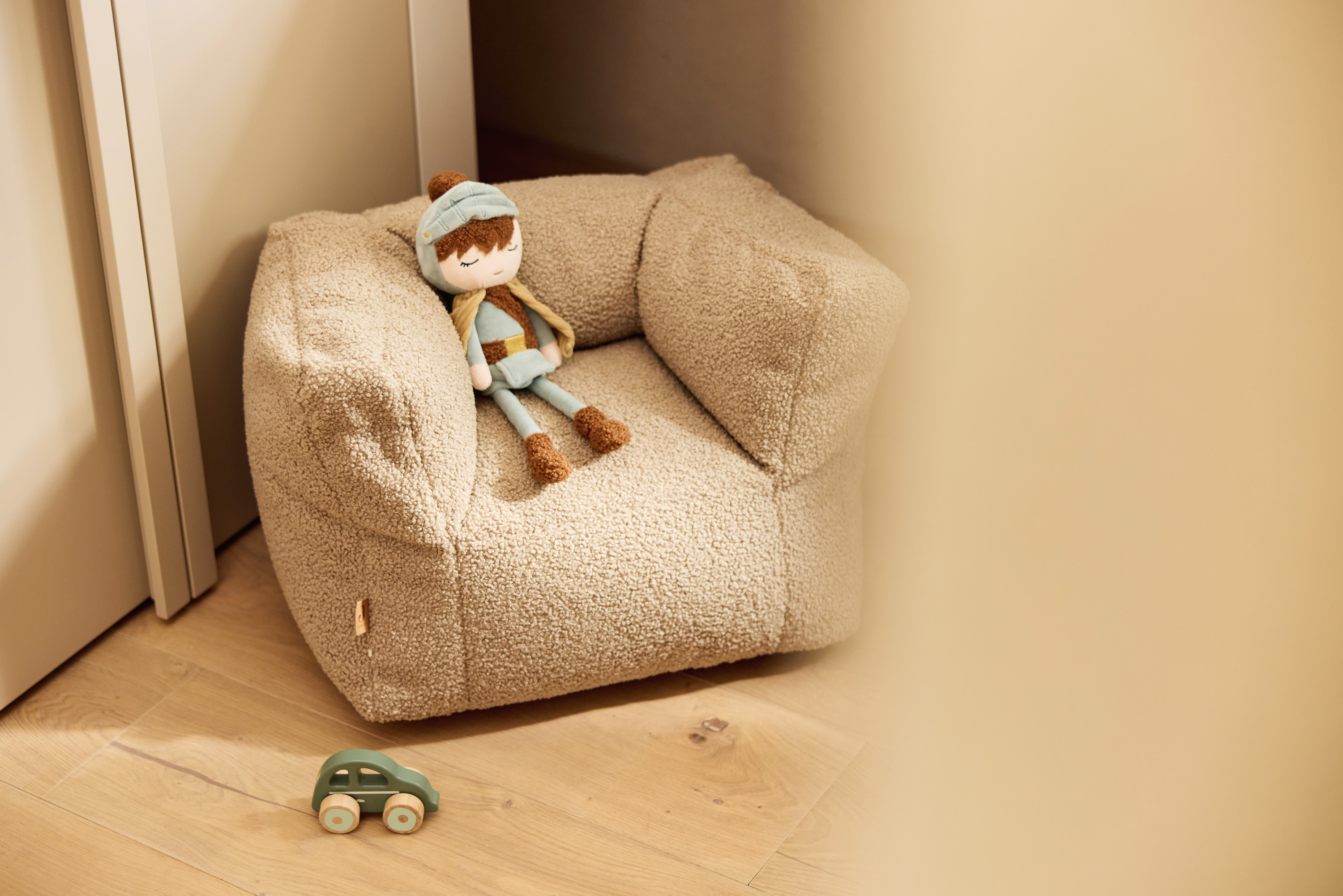 Jollein Beanbag Teddy Warm Sand - 5