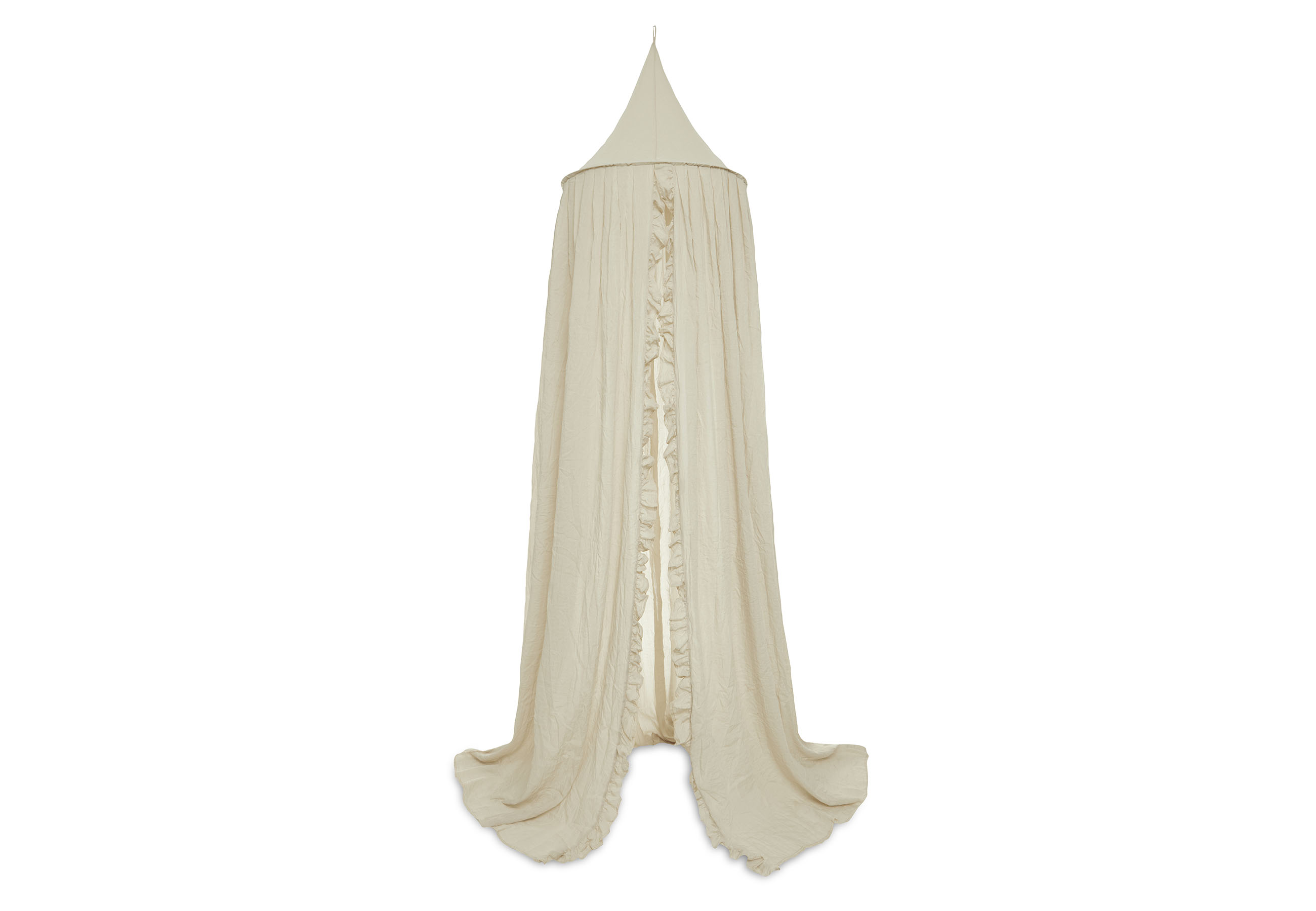 Jollein Sänghimmel vintage 245cm volang Nougat