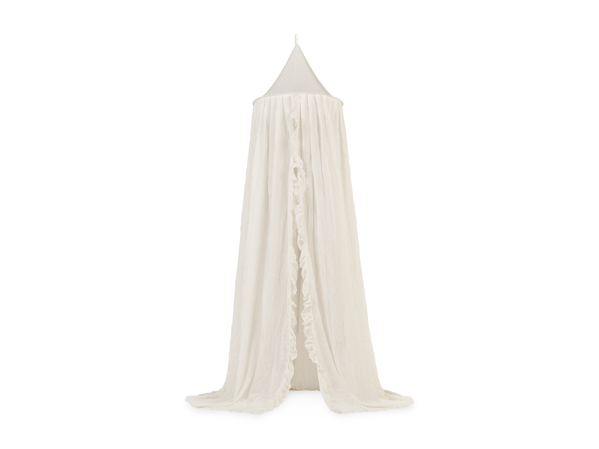 Jollein Sänghimmel vintage volang 245cm ruffle ivory
