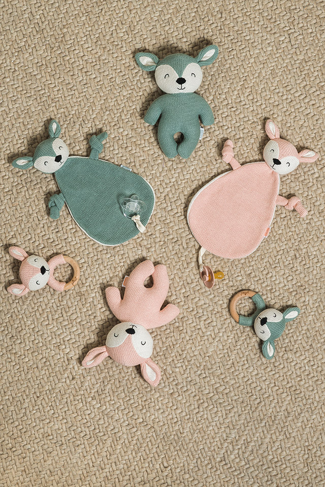 Jollein bitring/skallra Deer Ash Green - 6
