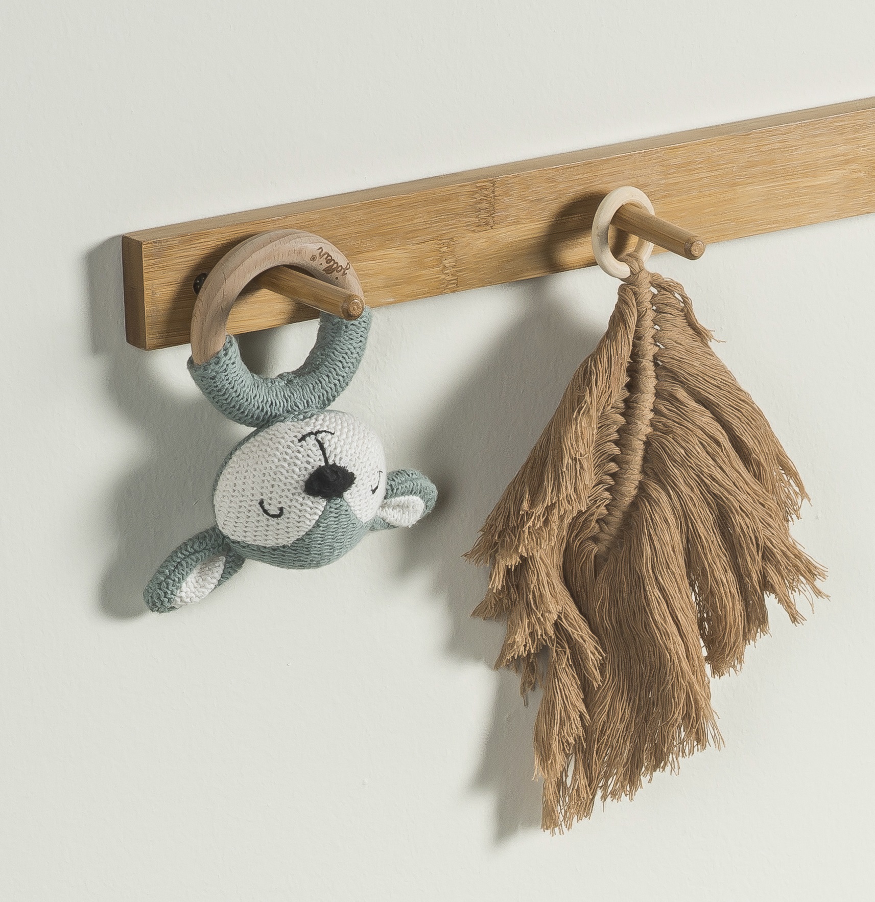 Jollein bitring/skallra Deer Ash Green - 2