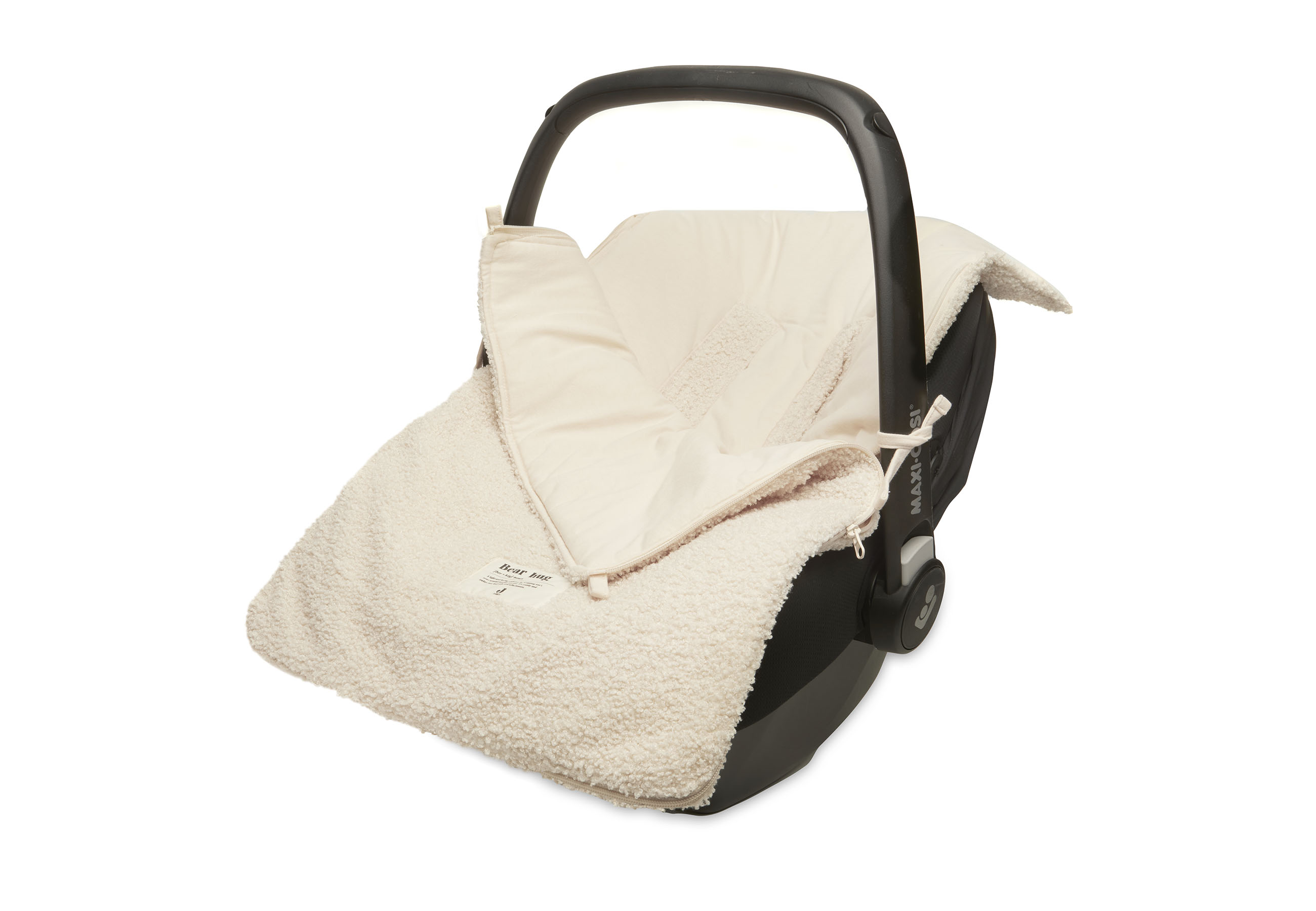 Jollein Åkpåse babyskydd 3/5p Bouclé Naturel