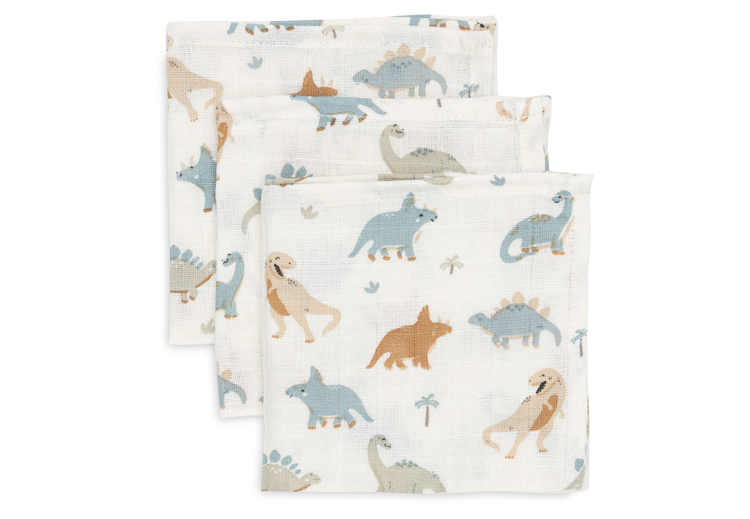 Jollein Muslin Tvättlapp 31x31cm Roarsome 3pack