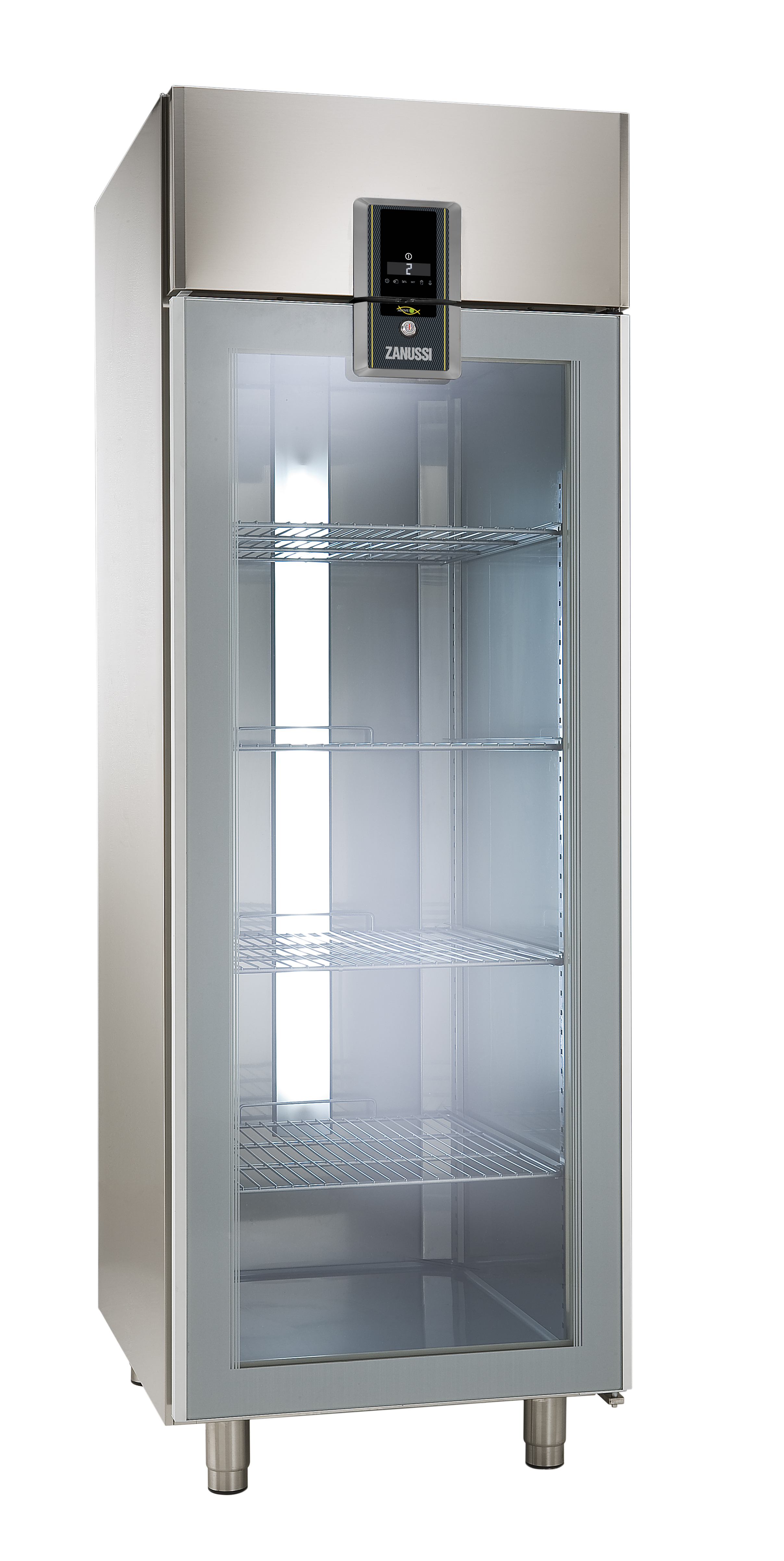 Zanussi Kylskåp NPT (digital display) 1 glasdörr 670 liter. +2/+10°C. AISI 304 NPT71GR