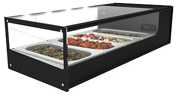 Display kyld för tillbehör och toppings 
