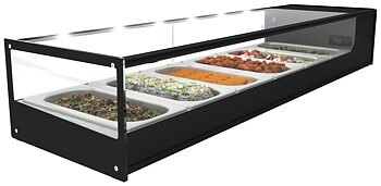 Display kyld för tillbehör och toppings