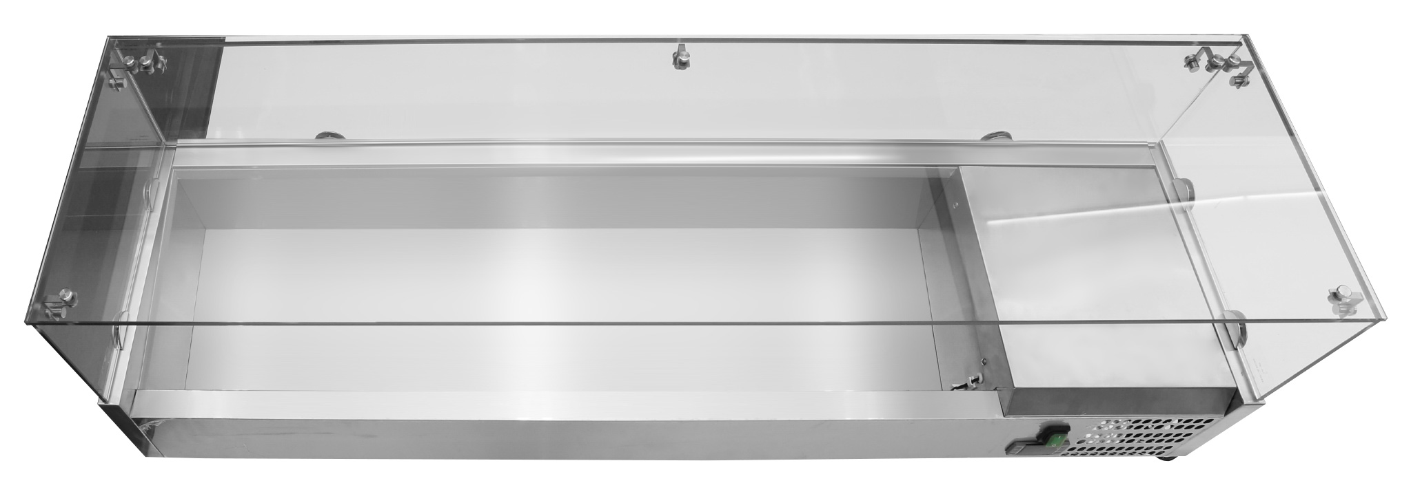 Display kyld för tillbehör och toppings 1500mm - 3