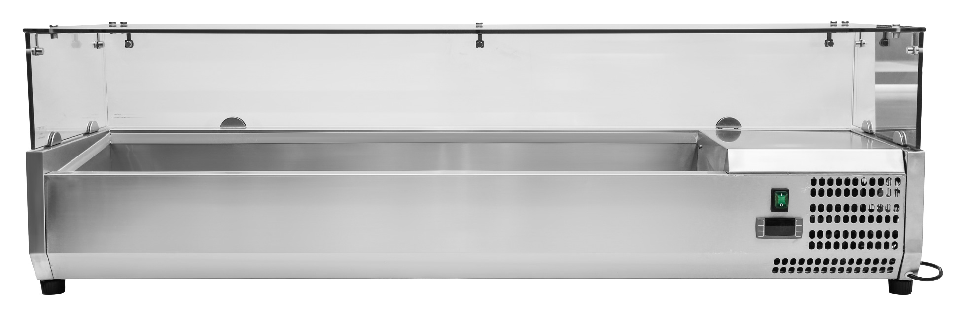 Display kyld för tillbehör och toppings 1500mm - 2