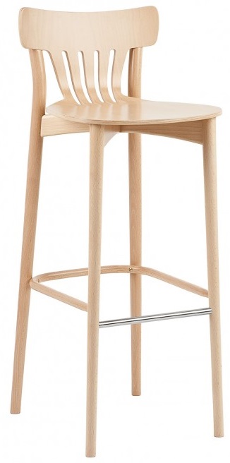Barstol Corte med träsits dekor 2