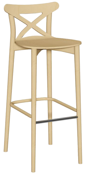 Barstol Corte med träsits dekor 3