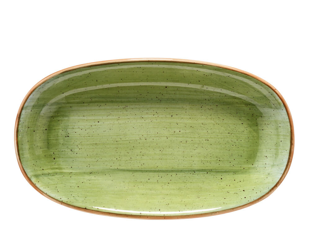 Tallrik oval 33x19cm 