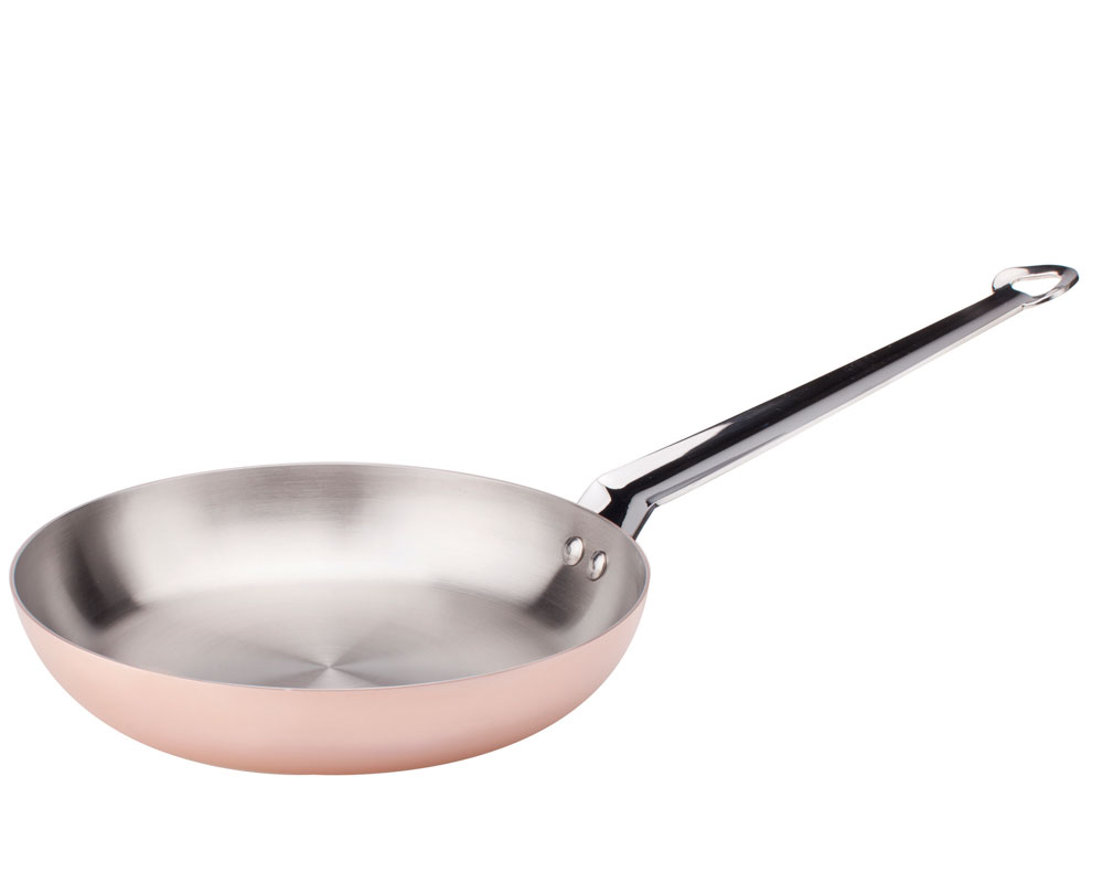 Induktionspanna koppar   Ø 28cm