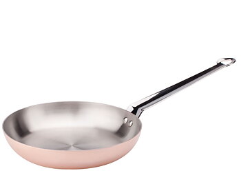 Induktionspanna koppar   Ø 28cm