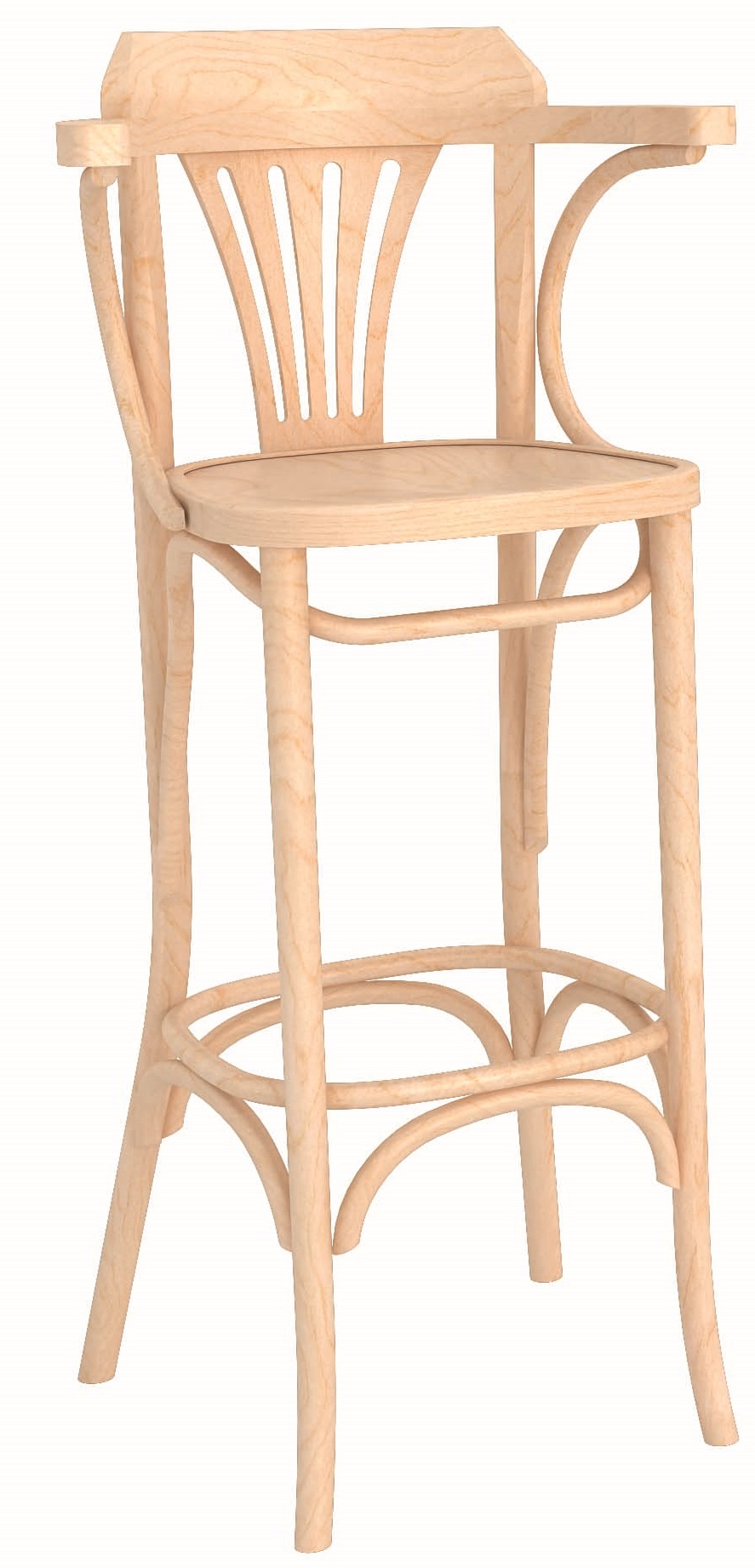 Barstol med träsits PL-5172H