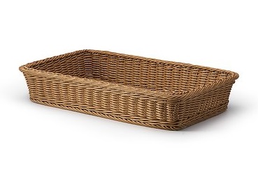 Brödkorg brun 530*320*90