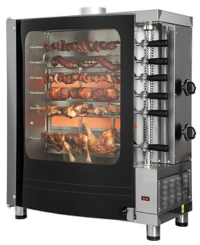 Gasdriven Churrasco/ Rotisserie