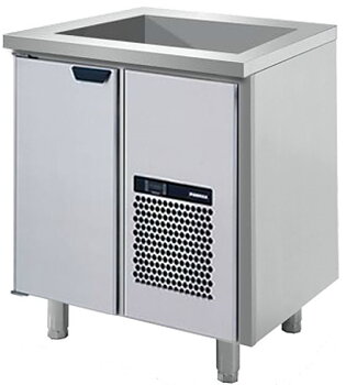 Dryckeskylbänk med kyld brunn, 860*650*900