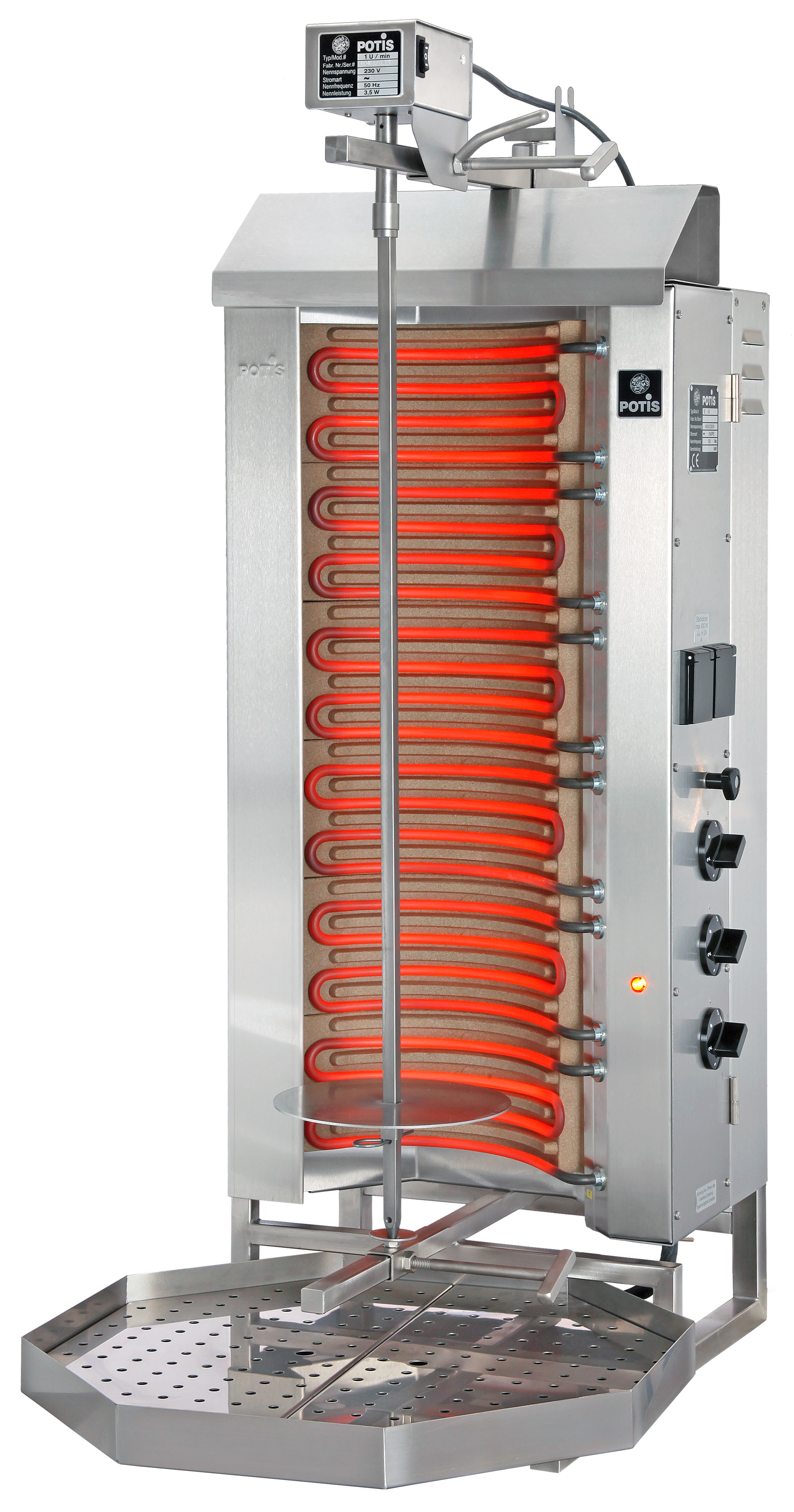 -Elektrisk Kebabgrill/ Shawarmagrill