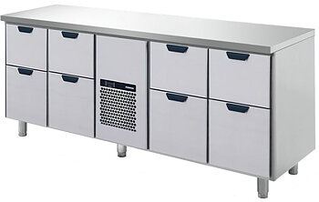 Dryckeskylbänk med slät arbetsskiva, 2060*550*900