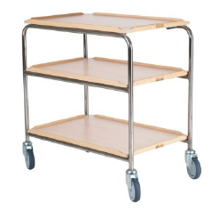 Rullbord med 3 laminatskivor Hallins
