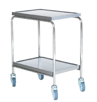 Minirullbord med 2 rostfria skivor Hallins