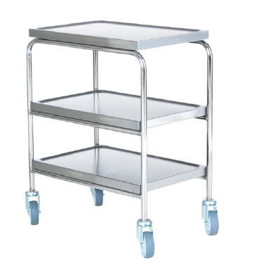Minirullbord med 3 rostfria skivor Hallins