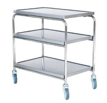 Rullbord med 3 rostfria skivor Hallins