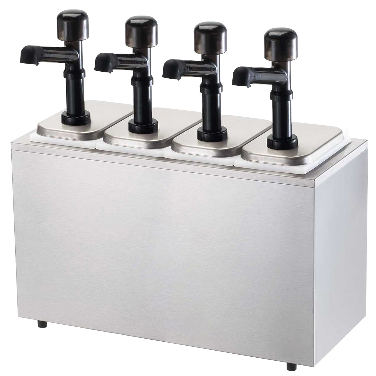 Såsdispenser med 4 pumpar
