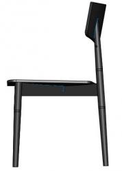 Stol UVU med träsits PL-4350A - 3
