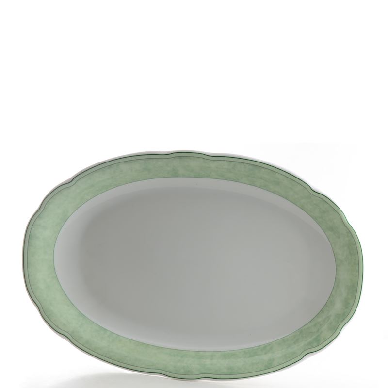 Oval tallrik 32x21cm Nordic Porslin