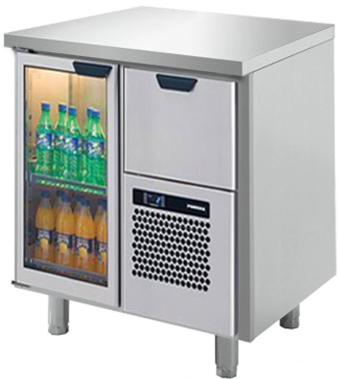 Dryckeskylbänk med slät arbetsskiva, 860*650*900