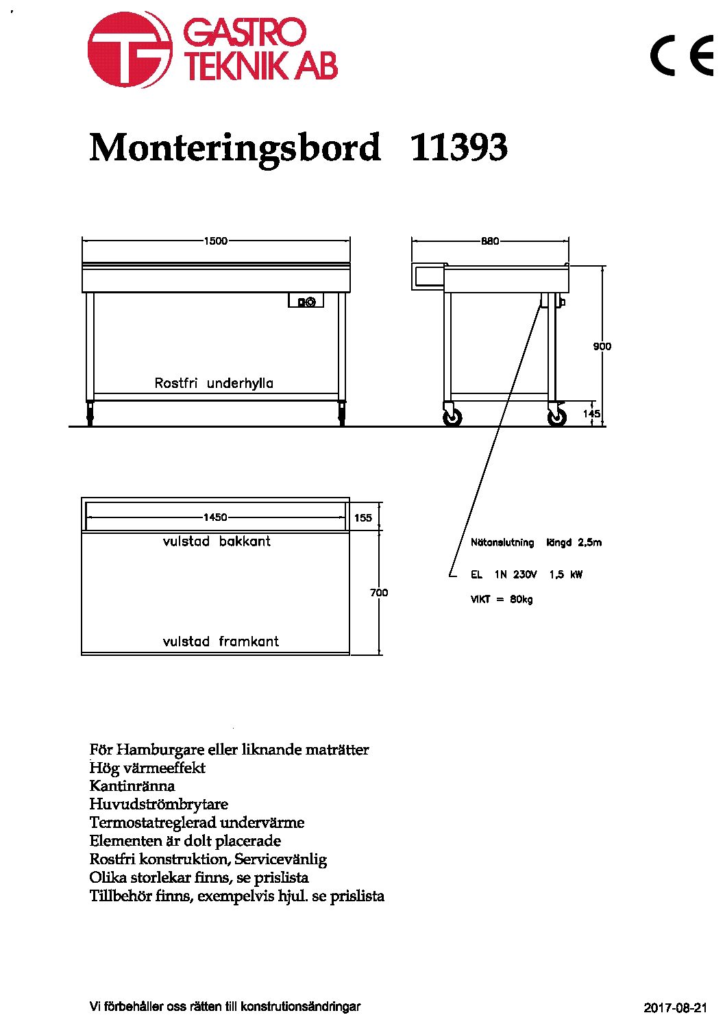 Monteringsbord