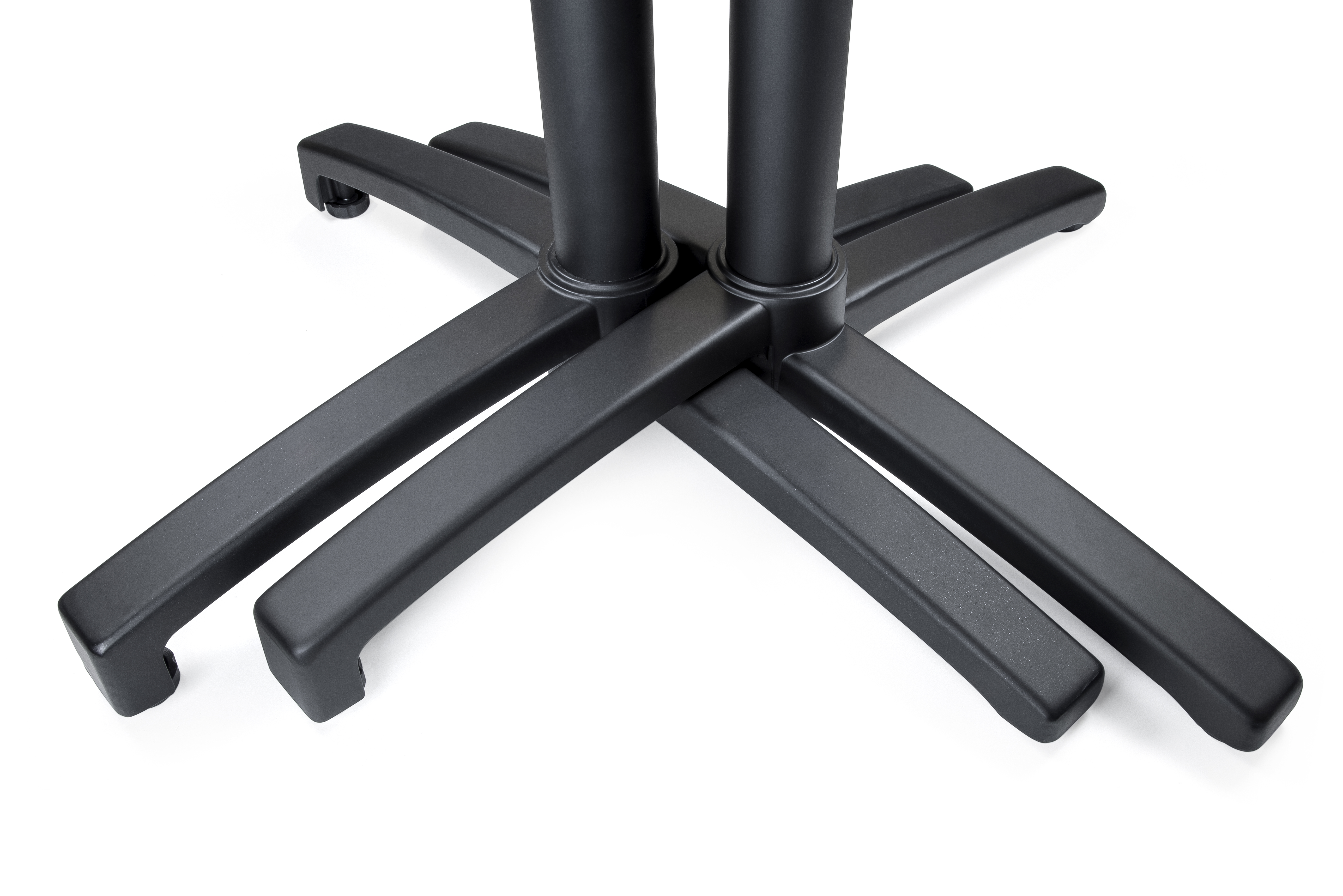 Bordsstativ fällbart, svart aluminium - 4