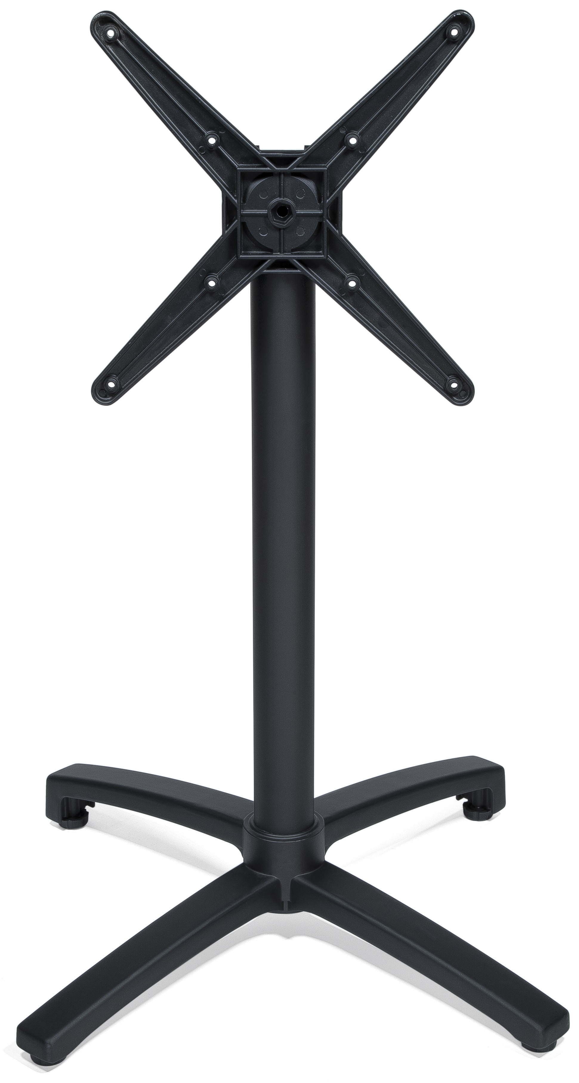 Bordsstativ fällbart, svart aluminium - 2