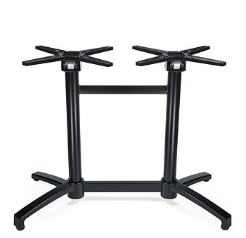 Bordsstativ fällbart, svart aluminium