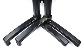 Bordsstativ fällbart, svart aluminium - 5