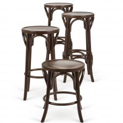 Barpall med träsits PL-4375C - 2