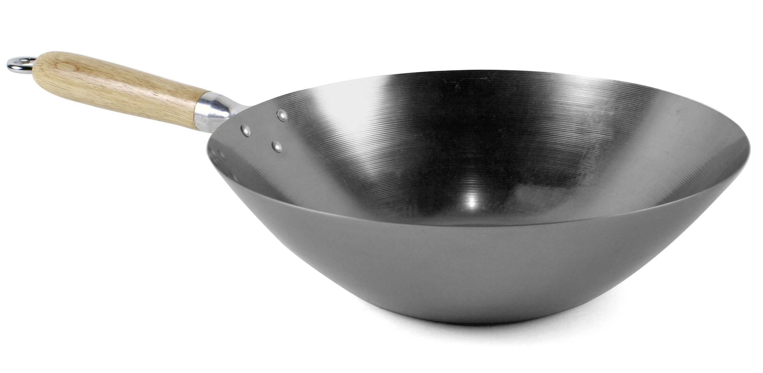 Wok 4,5 L Ø 33 cm, flat botten