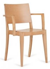Karmstol med träsits PL-9231B
