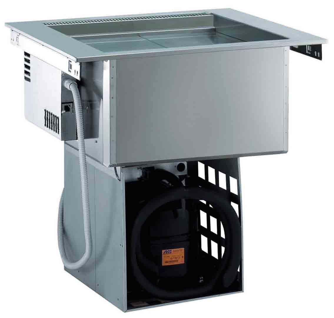 Zanussi Drop-in kylbrunn, anpassat för 2 st GN 1/1 max höjd 150 mm DI2RWV